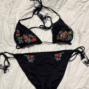 Swimsuits For All Charcoal Gray Swim Bottoms